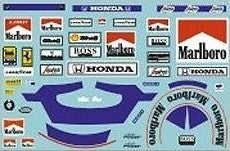 MSM Creation MSMD091 1/12 A. Prost Figure Decals (McLaren & Ferrari)