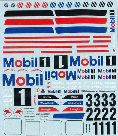 MSM Creation MSMD120 1/24 BMW E30 M3 1992 Macau Guia Race Winner "Mobil 1" (Compatible with Fujimi kit)
