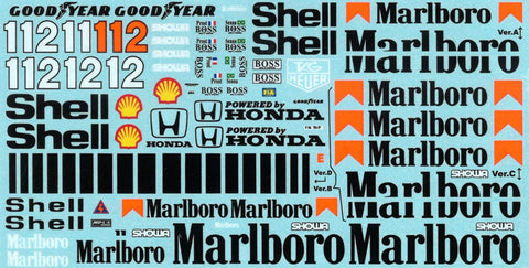 MSM Creation MSMD180 1/12 McLaren MP4/4 Sponsor Decals
