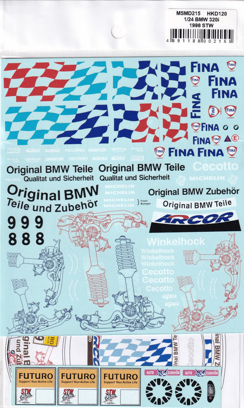 MSM Creation MSMD215 1/24 BMW 320i 1998 STW (for Hasegawa kit)
