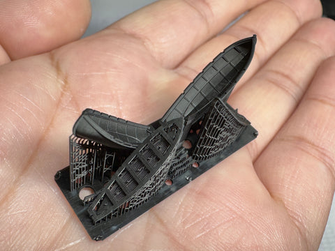 MUYI Model G350035 1/350 German Navy Sampan (Type A) Ultra-Precise 3D Printed Kit (Set of 2)