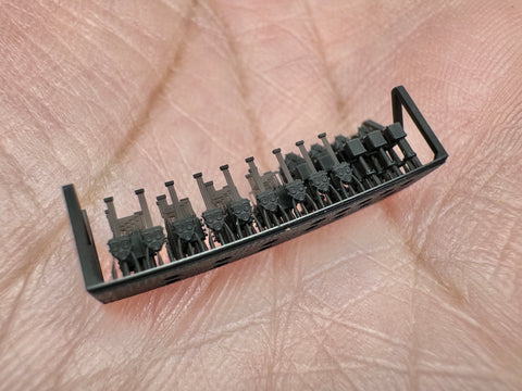 MUYI Model G350047 1/350 German Navy Bridge Platform Instruments – Ultra-Precise 3D-Printed Kit (41 Parts)