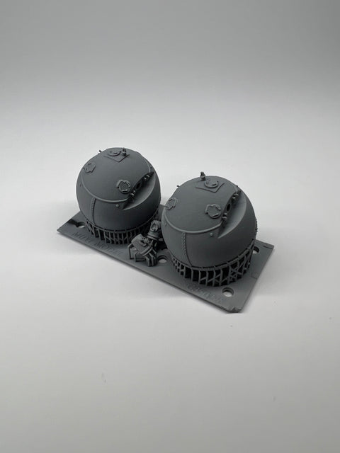 MUYI Model G350048 1/350 German Navy SL 8 4m Rangefinder for Trumpeter (Ultra-precise 3D-printed kit, set of 2)