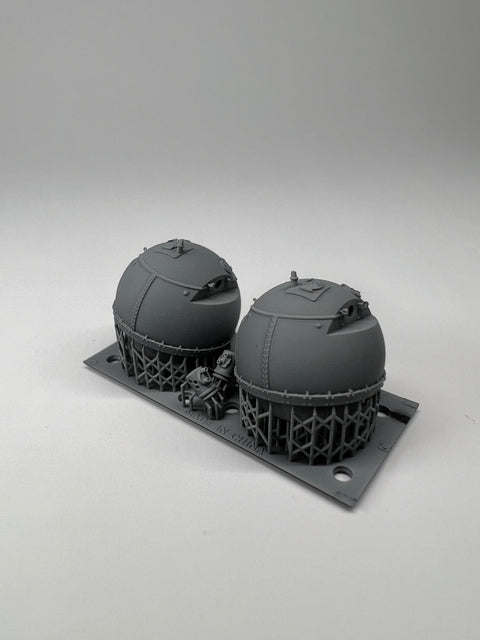 MUYI Model G350048 1/350 German Navy SL 8 4m Rangefinder for Trumpeter (Ultra-precise 3D-printed kit, set of 2)