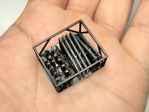 MUYI Model G350102 1/350 Kriegsmarine Bismarck Equipment Set W for Trumpeter (Ultra-precise 3D-printed kit – 26 parts)