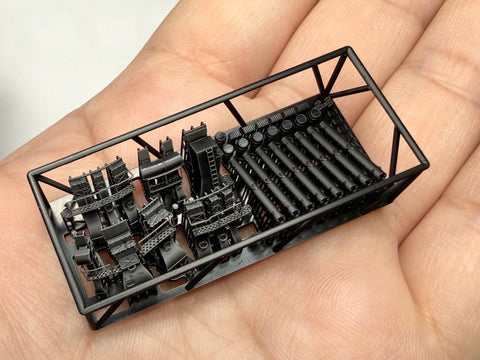 MUYI Model G350105 1/350 Equipment Set Z for Trumpeter German Navy Battleship Bismarck (Ultra-precise 3D-printed kit – 56 parts)