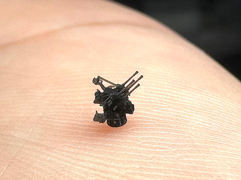 MUYI Model G700010 1/700 German Navy 20mm C/38 (1942) Autocannon – Ultra-Precise 3D Printed Kit (Set of 8)