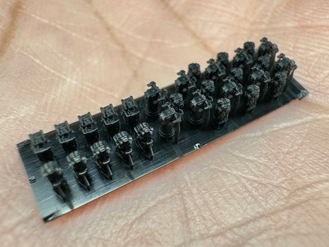 MUYI Model G700014 1/700 German Navy Fire Control System – Ultra-Precision 3D Printed Kit (Set of 30)