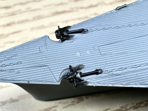 MUYI Model G700041 1/700 German Navy Deck Accessories: Ultra-Precise 3D-Printed Kit (35 Parts)