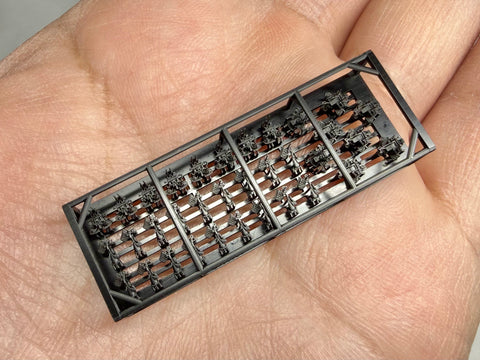MUYI Model G700061 1/700 German Navy Battleship Tirpitz Armament Group A Ultra-Detailed 3D Printed Kit (34 Parts)