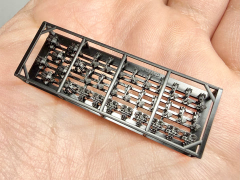 MUYI Model G700061 1/700 German Navy Battleship Tirpitz Armament Group A Ultra-Detailed 3D Printed Kit (34 Parts)