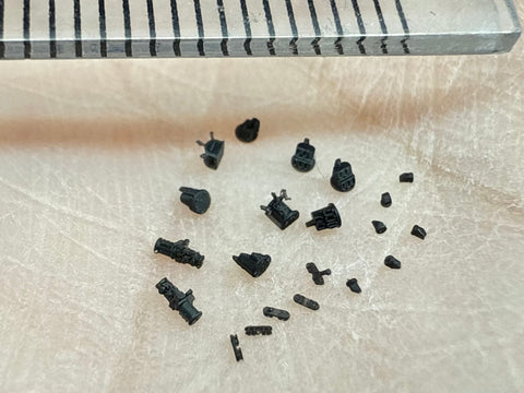 MUYI Model R700175 1/700 Pit-Road IJN Observation Equipment Set for W200 (Yamato 1945 Configuration) – Ultra-Precise 3D-Printed Kit (Includes 23 Parts)