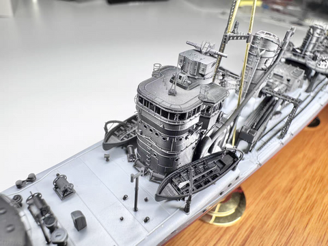MUYI Model T350001 1/350 Imperial Japanese Navy Yukikaze/Kagerō 78032 Ultra-Precise 3D-Printed Kit, 1 pc (for Tamiya)