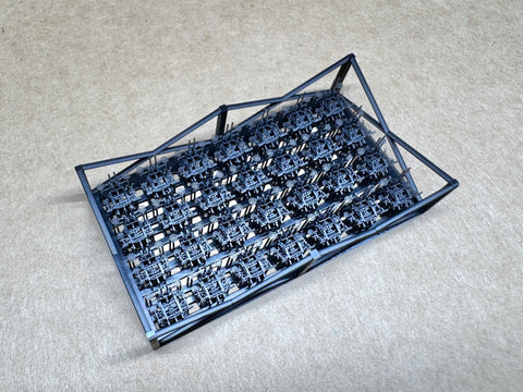MUYI Model XZ350007 1/350 Type 96 25mm Twin Anti-Aircraft Gun – Ultra-Precise 3D-Printed Kit (Set of 28)