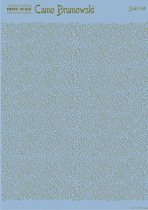 Print Scale 008-camo 1/48 Brumowski camo decal 008-camo Scale 1/48