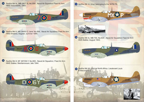 Print Scale 144-018 1/144 Supermarine Spitfire 144-018 Scale 1/144