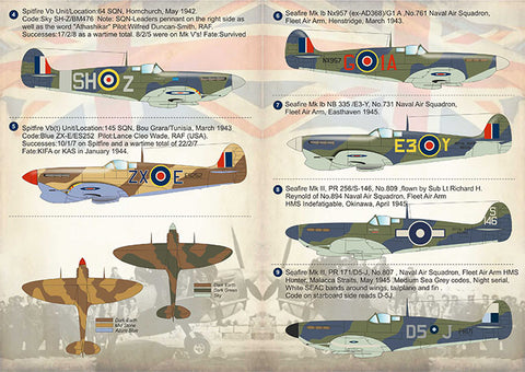 Print Scale 144-018 1/144 Supermarine Spitfire 144-018 Scale 1/144