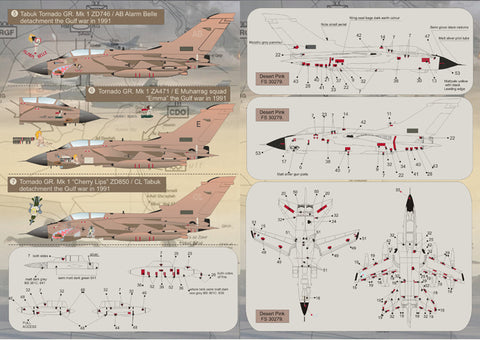Print Scale 48-040 1/48 Panavia Tornado Part 1 The complete set 2,5 leaf