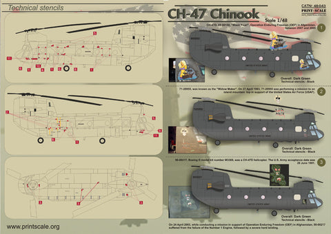Print Scale 48-043 1/48 CH-47 Chinook Part 1
