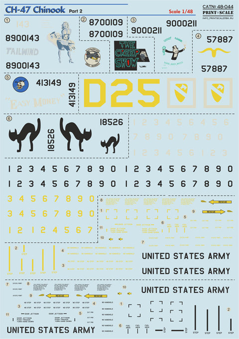 Print Scale 48-044 1/48 CH-47 Chinook Part 2