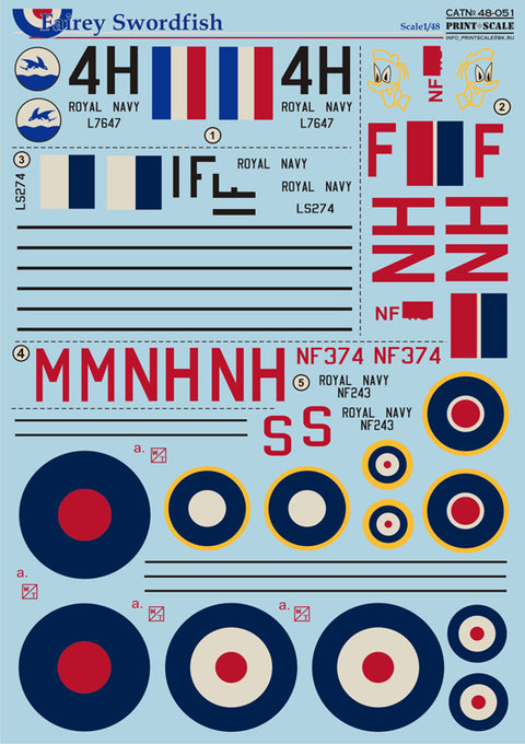 Print Scale 48-051 1/48 Swordfish