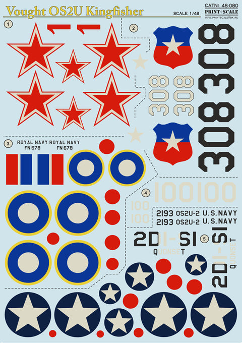 Print Scale 48-080 1/48 OS2U Kingfisher