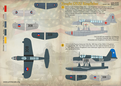 Print Scale 48-080 1/48 OS2U Kingfisher