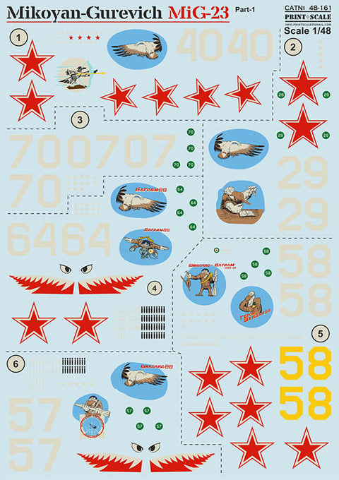 Print Scale 48-161 1/48 Mikoyan-Gurevich MiG-23 Part 1