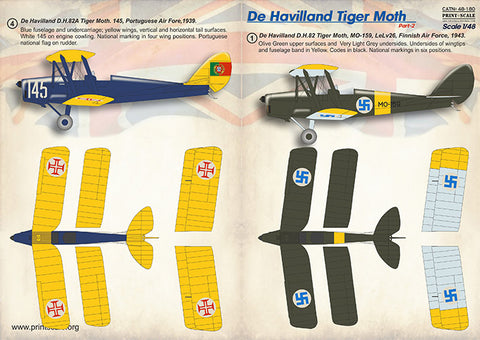 Print Scale 48-180 1/48 De Havilland Tiger Moth Part 2