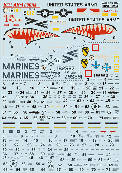 Print Scale 48-187 1/48 Bell AH-1 Cobra Part 2