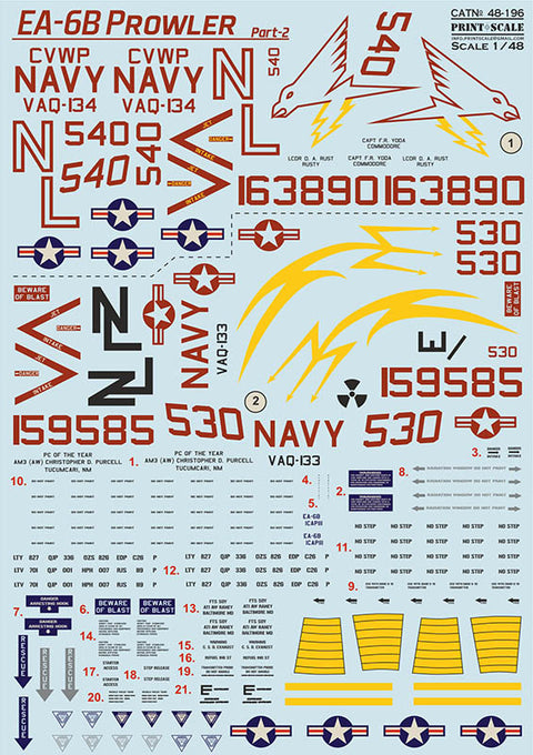 Print Scale 48-196 1/48 EA-6 Prowler Part 2