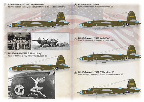 Print Scale 48-200 1/48 Martin Marauder B-26B-MA