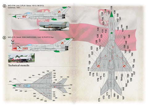 Print Scale 48-201 1/48 MiG-21 Polish Air Force Part 1