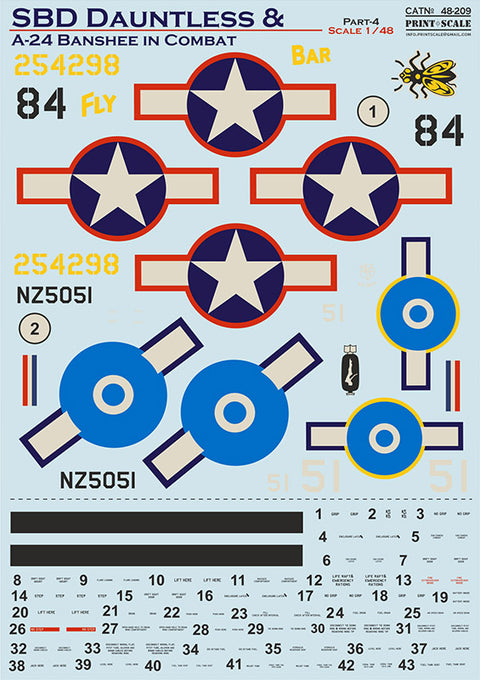 Print Scale 48-209 1/48 SBD Dauntless & Banshee in Combat. Part 4