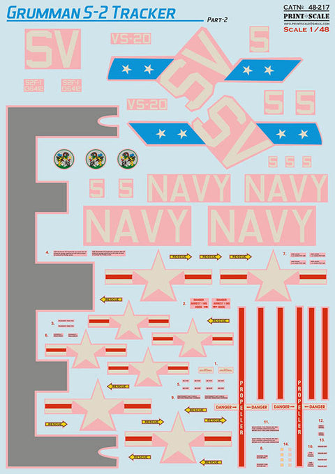 Print Scale 48-217 1/48 Grumman S-2 Tracker Part 2
