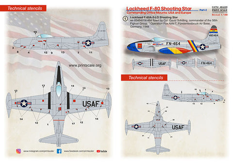 Print Scale 48-229 1/48 Lockheed F-80 Shooting Star Part 2