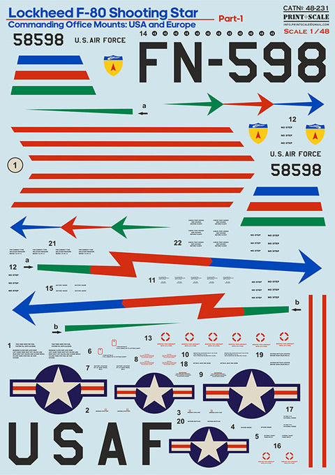 Print Scale 48-231 1/48 Lockheed F-80 Shooting Star. Part 1 - 5ef99990-a9e3-470a-8a2b-aac658b93b88