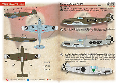 Print Scale 48-267 1/48 Messerschmitt Bf-109 B/D Spanish War Part 2 - 1_959a12e2-bc6e-49d5-abde-ce0552179dc0