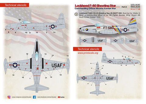 Print Scale 48-287 1/48 Lockheed F-80 Shooting Star Part 8