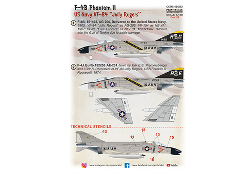 Print Scale 48-293 1/48 F-4B Phantom II. US NAVY VF-84 "Jolly Rogers". Part 2 - 2_32eeb07d-382e-49e4-b1e4-8164a03b8029