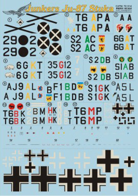 Print Scale 72-014 1/72 Junkers Ju-87 Stuka