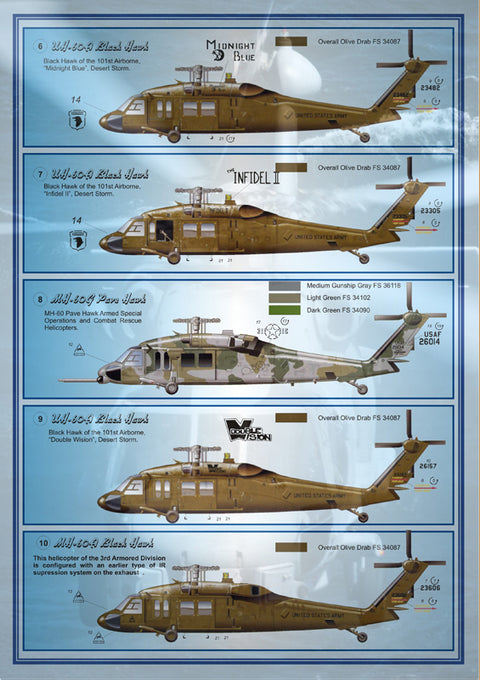 Print Scale 72-017 1/72 Family of "Hawks" of Sikorsky