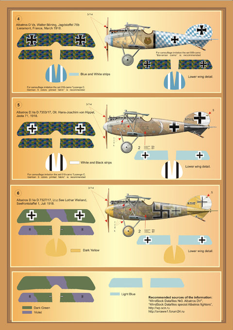 Print Scale 72-034 1/72 Albatros D.V.