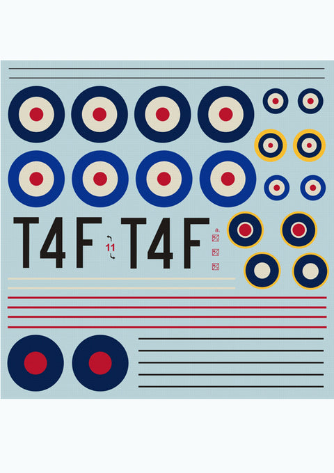 Print Scale 72-043 1/72 Swordfish The complete set 2 leaf.