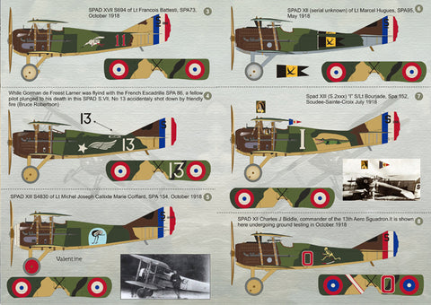 Print Scale 72-046 1/72 Spad VII-XVII