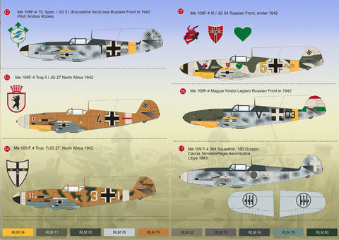 Print Scale 72-049 1/72 Messershmit Me 109 F4