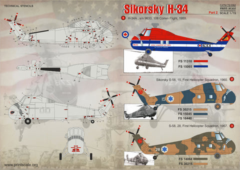 Print Scale 72-092 1/72 Sikorsky H-34 Part 2