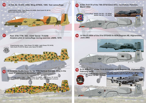 Print Scale 72-102 1/72 A-10 Thunderbolt II 72-102 Scale 1/72