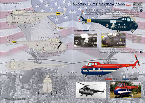 Print Scale 72-107 1/72 Sikorsky H-19 Part 1
