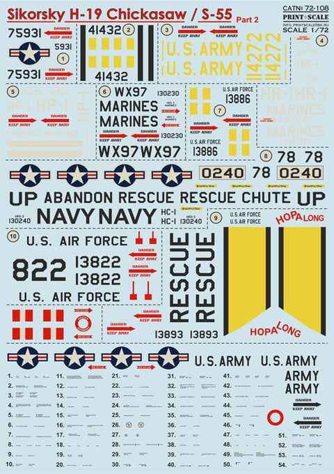 Print Scale 72-108 1/72 Sikorsky H-19 Part 2